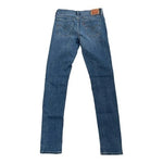 Levi Strauss 711 Womens Skinny Jeans Medium Wash Blue Size 29 Stretch Denim VG