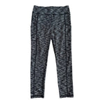 GH Bass & Co Compression Capris Women Gray Cropped Leggings Pockets Size M