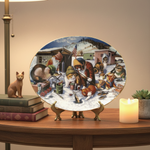 Franklin Mint Cool Cats Bryan Moon Collector Plate Limited Edition Porcelain New
