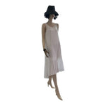Anthropologie Leifsdottir Cloud White Cotton Sheer Maxi Dress Size S