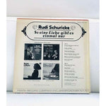 LP Rudi Schuricke - So Eine Liebe Gibt Es Einmal Nur Vinyl Record