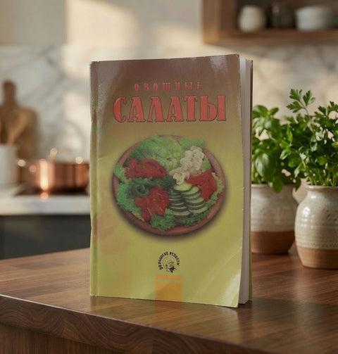 Овощные Салаты Russian Vegetable Salads Cookbook 1998 St Petersburg PB