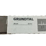 IKEA GRUNDTAL Silver Magnetic Knife Rack Stainless Steel Holder NIB