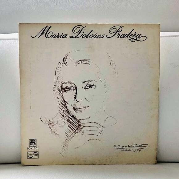RARE! LP Maria Dolores Pradera - Maria Dolores Pradera Vinyl Record