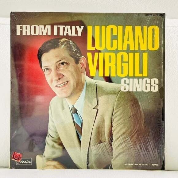 LP From Italy - Luciano Virgili Sings Vinyl Record