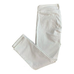 Lucky Brand Lolita White Cotton Denim Straight Fit Capri Jeans Womens Sz 8/29 VG