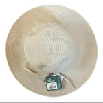 Vintage San Diego Hat Co Beige Bucket Hat Women's Sun Hat Polyester Beach NWT