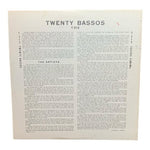 LP Various - 20 Bassos 20 Arias Vinyl Record