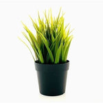 2x IKEA Fejka Artificial Potted Wheat Grass Plant Indoor Outdoor 4" NWT