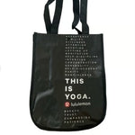 LULULEMON Bodycon Tank 4 Black Sheer Dot Support Sleeveless Athletic Top Bag VG