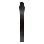 Reversible Black Brown Genuine Leather Silver Square Buckle Dress Belt Sz L 39.5