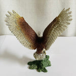 Bald Eagle Statue 8" Rubber Figurine Bird Sculpture Patriotic American Decor VG