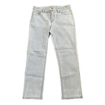 Jennifer Lopez Women's Light Blue Capri Jeans 6 Mid Rise Cotton Blend VG