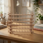Beechwood 60-Spool Thread Rack Organizer Sewing Embroidery Wall Stand VG