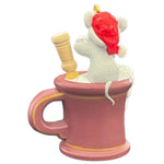 Hallmark 1997 Dad Mom Mice Christmas Ornaments Set of 2 Vintage Resin
