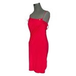 Sonija Baram Limited Edition Hot Red Sarong Beach Wrap 48"x30" One Size EXC