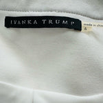 Ivanka Trump Women’s Black White Colorblock Blazer Zip Front Size 4 VG