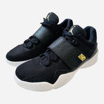 Air Jordan J23 Black Metallic Gold White Leather Men’s Sneakers 8.5