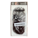 Lot of 2 Tiger Tattoos Grey White Waterproof Breathable Permanent Body Art New