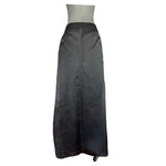 LAFAYETTE 148 Silk Maxi Skirt Black Organza Sheer Circle Women's Skirt Size 12
