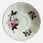 Vintage ELIZABETHAN Fine Bone China Floral Tea Saucer 5.5" Made in England VG