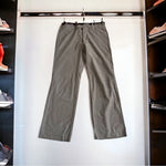 BOSS HUGO BOSS Marlow Mens Dress Pants 37x35.5 Gray Virgin Wool Flat Front VG