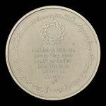 Franklin Mint History of Colonial America Pewter Medal Bay Psalm Book Vintage