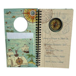 Historic Jamestowne Compass Journal Diary Spiral Bound Notebook 8x5 Lined  Blank