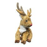 TY Beanie Baby 2000 Roxie Red Nose Reindeer 6.5" Christmas Collectible NWT