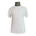 Men's White Cotton T-Shirt L OWN THE MOMENT Cleer Logo Graphic Tee NWOT