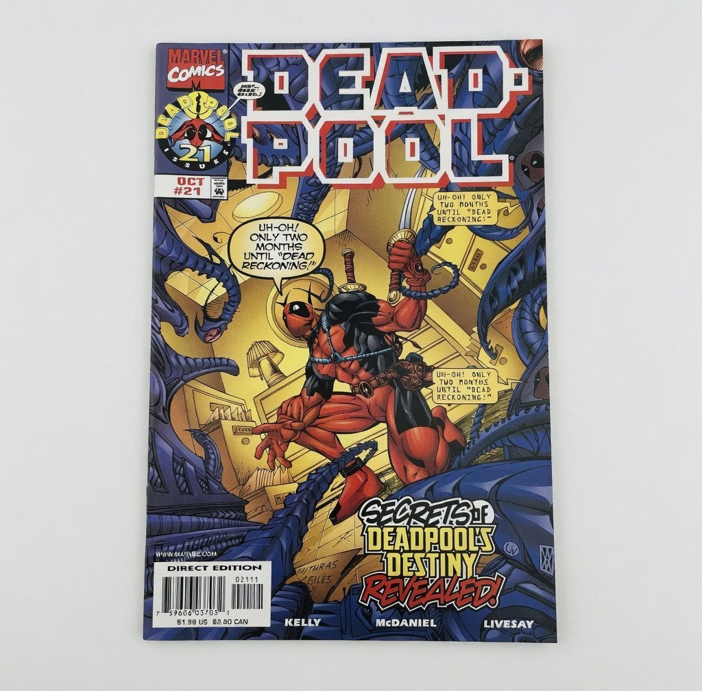 Marvel Comics Deadpool #21 Oct 1998 Secrets of Destiny Kelly McDaniel NM New