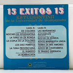 LP Estudiantina De Guanajuato -15 exitos Vinyl Record