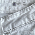 Lee Platinum Label Women's White Bootcut Jeans 14 Midrise Crystal Embellished VG