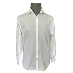 Tommy Hilfiger Men's White Slim Fit Non-Iron Dress Shirt 16 32/33 Cotton EXC