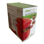 Handy Gourmet Micro Master Microwave Pressure Cooker Pot Red 2.5 Qt with Lid NIB