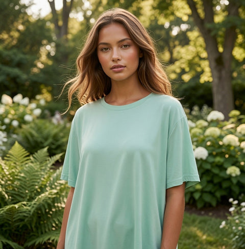 Blingfit UV Protection Oversized Short Sleeve T-shirt Top Sage Green Sz XXL NWT
