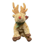 TY Beanie Baby RUDY the Red Nose Reindeer 2003 Plush 6.5x4.5x6.5 NWT