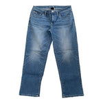 Apt 9 Blue Cotton Capri Jeans Women Size 8 Mid Rise 23" Inseam Stretch VG