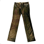 Dolce Gabbana Brown Cotton Velvet Corduroy Jeans Chameleon Color Women 8