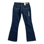 Levi's 518 Superlow Bootcut Women's Jeans 29/30 Dark Blue Low Rise NWT