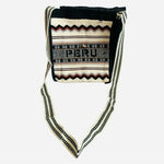 Peru Andean Wool Canvas Crossbody Shoulder Bag Unisex Handmade NWOT