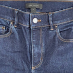 Ann Taylor Women's Dark Blue Skinny Jeans Size 6 Stretch Cotton Modal Zip EXC