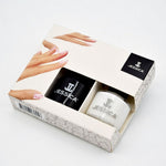 Jessica Top It Off Shatter Crackle Nail Polish Set White Alligator Duo NIB