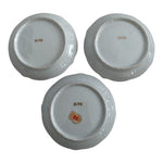 Vintage Ardalt Japan Peacock Butterfly Nut Dishes Coasters Set 3 Gold Ceramic VG