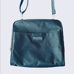 McKenzie Kids Black Diaper Shoulder Bag Crossbody Satchel Excellent Condition