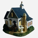 NIB Vintage Liberty Falls House Liberty Church Ceramic Figurine Collectible