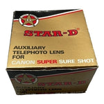 STAR-D Auxiliary Telephoto Lens Canon Super Sure Shot Manual Focus New