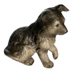 HOMCO German Shepherd Puppy Figurine 8828 Ceramic Dog Statue Vintage 3" Cute Dog