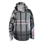 DC Gray Pink Snowboarding Ski Jacket Womens Winter Hooded Puffer 5K Waterproof L