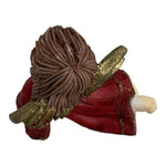 Vintage Heavenly Angel Amulet Mini Resin Figurine 2” Handcrafted Tabletop Angel